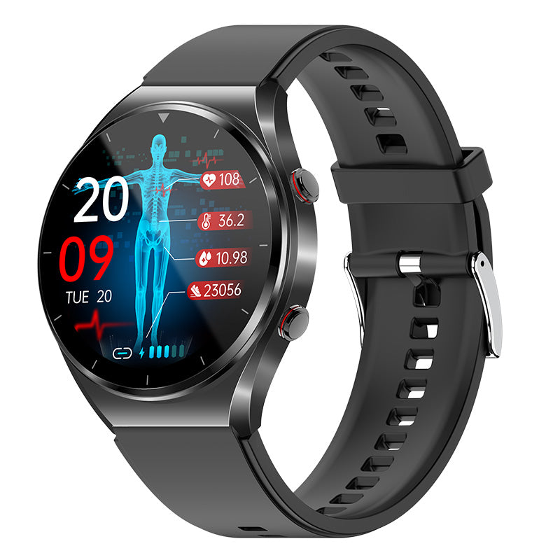 Smartwatch til sundhedsovervågning med EKG og pulsmåling 0