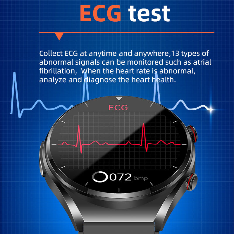 Smartwatch til sundhedsovervågning med EKG og pulsmåling 7