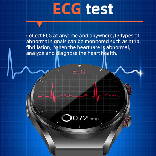 Smartwatch til sundhedsovervågning med EKG og pulsmåling 7