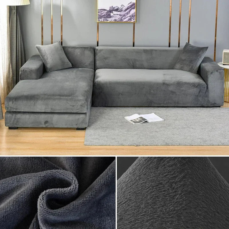 Sofabetræk i Stretch Velour til Stilfuld Indretning 4