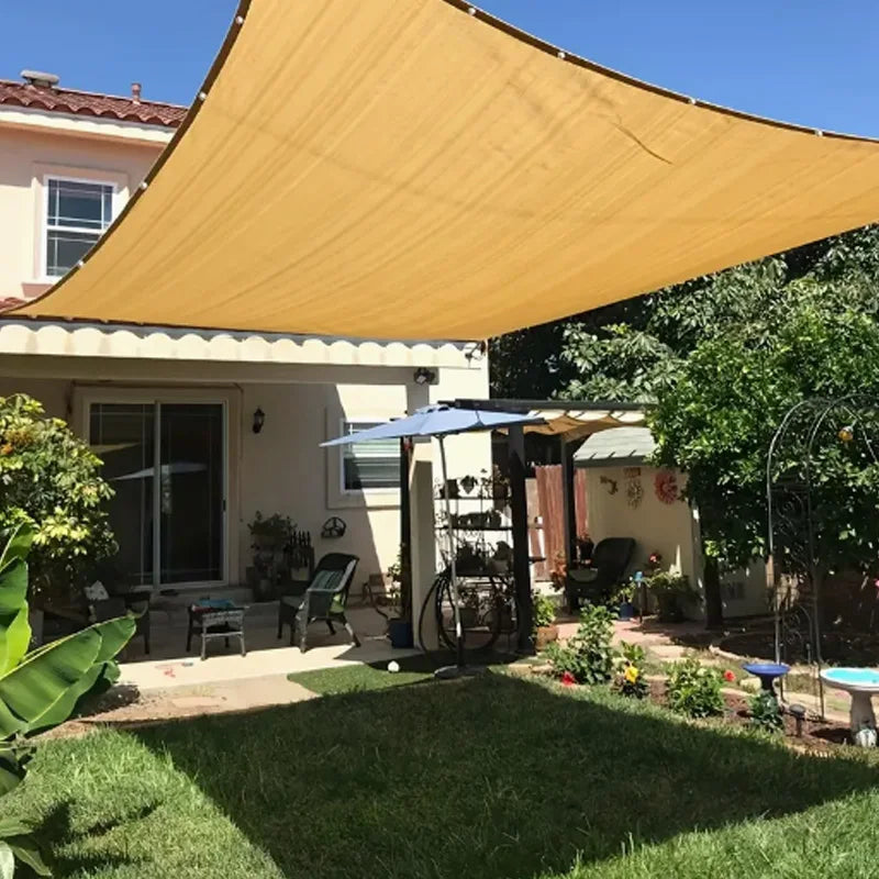 Solsejl til Terrasse og Have med Effektiv Solafskærmning 0