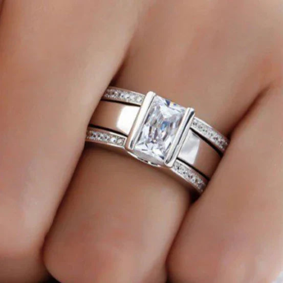 Sølv Ring Vintage Stil 0