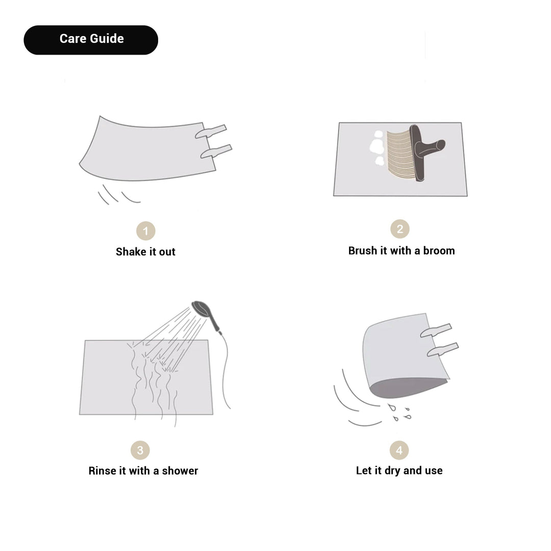 Stilfuld Skridsikker Måtte med Bogstavtryk 8