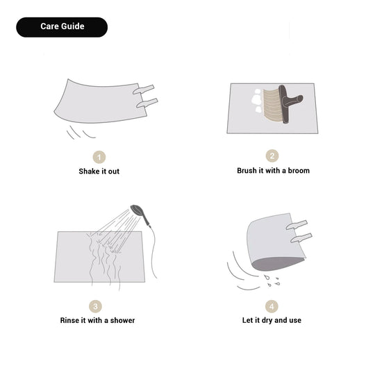 Stilfuld Skridsikker Måtte med Bogstavtryk 8