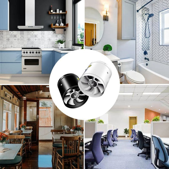 Støjsvag Ventilator til Indendørs Udsugning 5