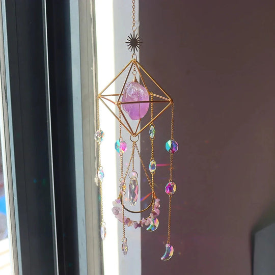 Suncatcher med Healing Krystaller 8