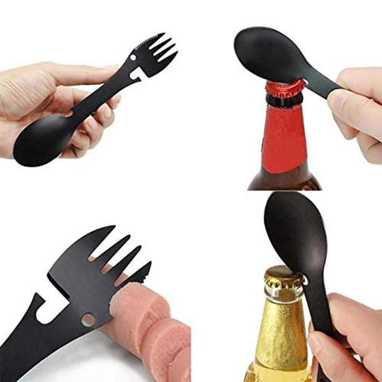 Taktisk Multiværktøj 5 i 1 Spork 4
