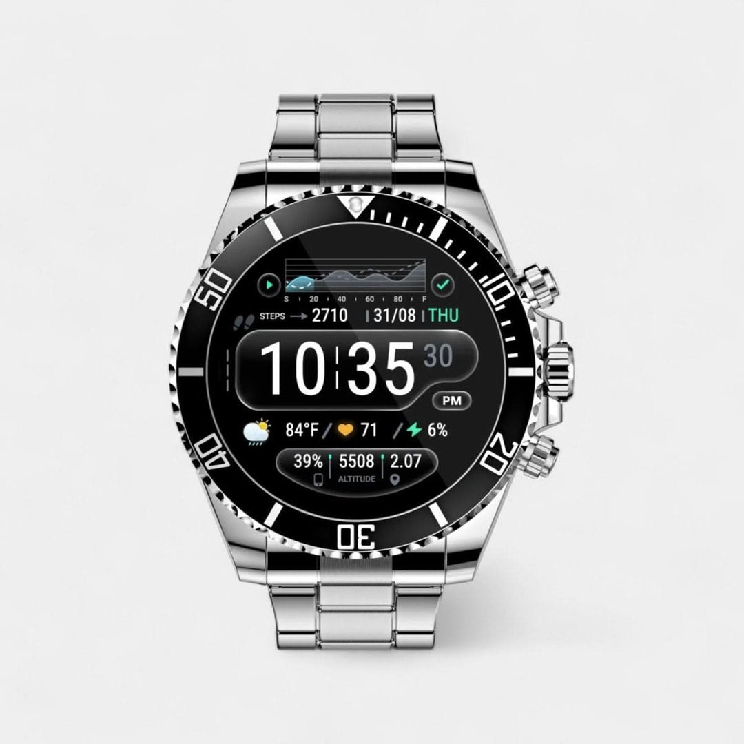 Taktisk Smartwatch med GPS og Sundhedsovervågning 0