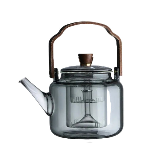 Teekande i Glas og Træ Design Moderne 6