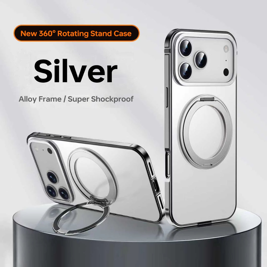 Telefoncover til iPhone med Roterende Stativ 0