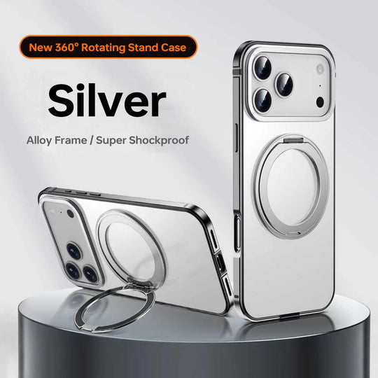 Telefoncover til iPhone med Roterende Stativ 0