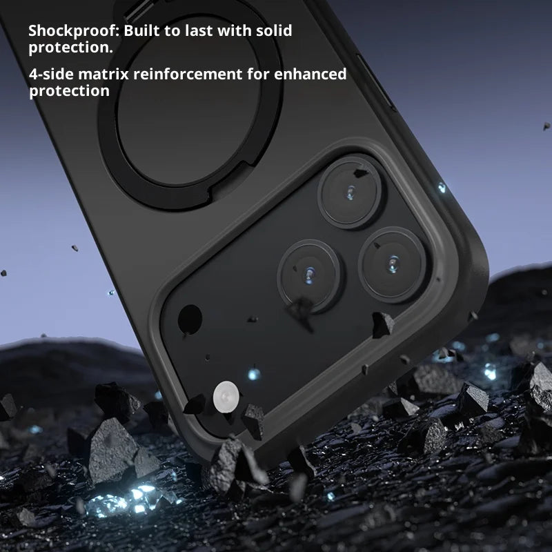 Telefoncover til iPhone med Roterende Stativ 3