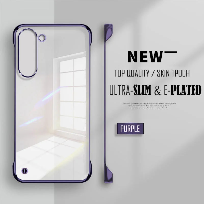 Telefontaske til Samsung S25 S24 S23 FE Ultra Plus Slank Design 0