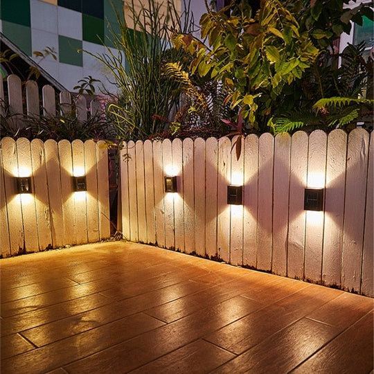Terrassevæglampe med Solenergi 1