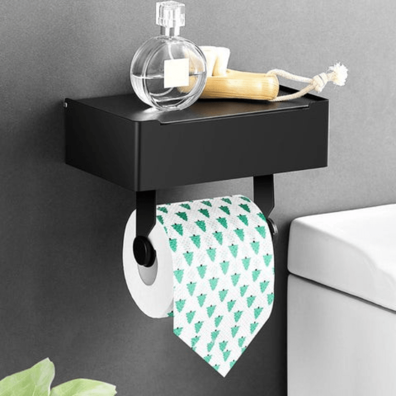 Toiletpapirholder med Multifunktionelt Opbevaringsrum 2