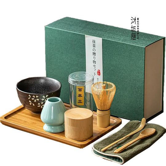Traditionelt Matcha Gavesæt til Te Ceremonier 5