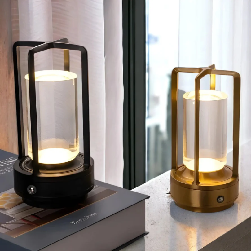 Trådløs Bordlampe Skandinavisk Design Dæmpbar Med Berøringssensor 1