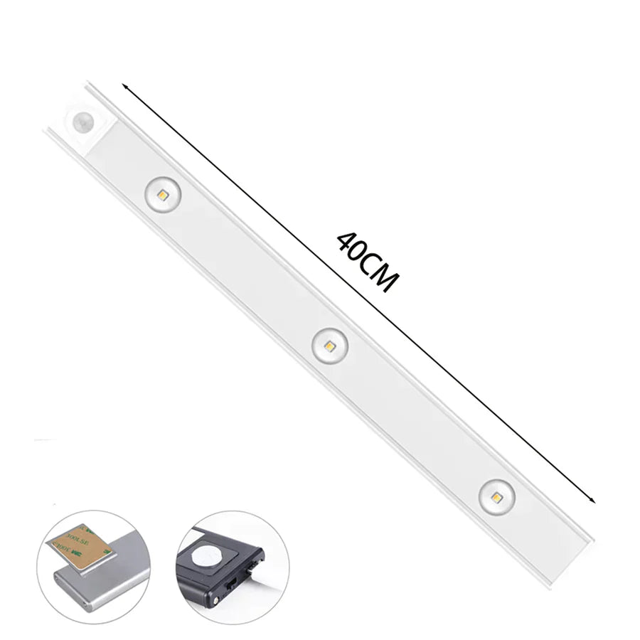 Trådløs LED Lampe med Bevægelsessensor og Justerbar Lysfarve 1