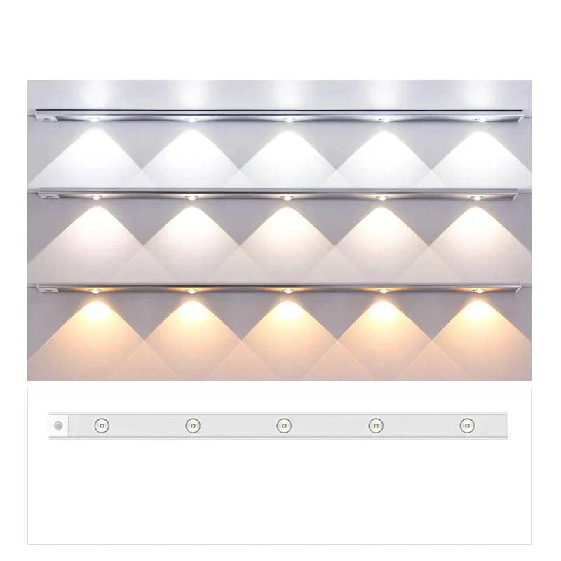 Trådløs LED Lampe med Bevægelsessensor og Justerbar Lysfarve 6