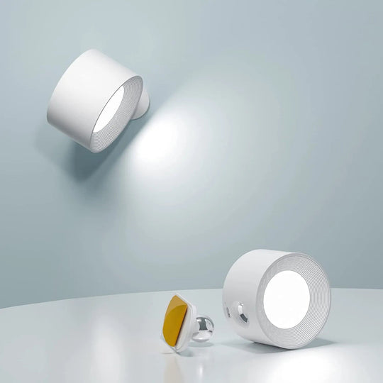 Trådløs Væglampe Dæmpbar Med 360° Roterbart Design 0
