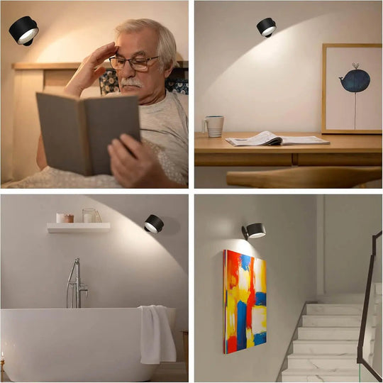 Trådløs Væglampe Med Fjernbetjening Nordisk Design Til Stue 7