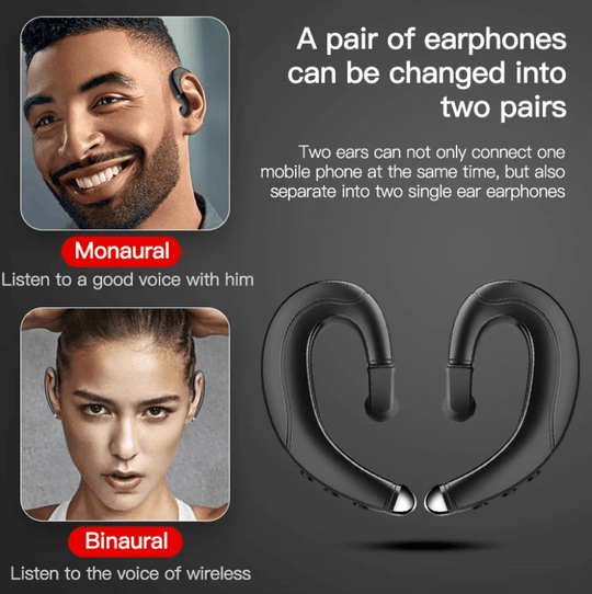 Trådløse Bluetooth Øretelefoner med Knogleledningsteknologi 2