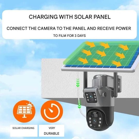 Trådløst 4K Sikkerhedskamera med Solpanel 6