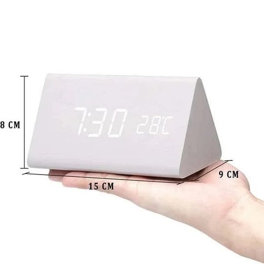 Træeffekt Vækkeur med LED Display 3