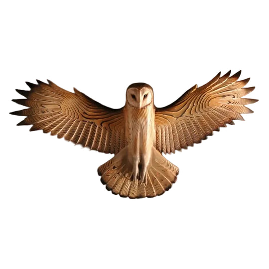 Trævægdekoration Ugle Design 0