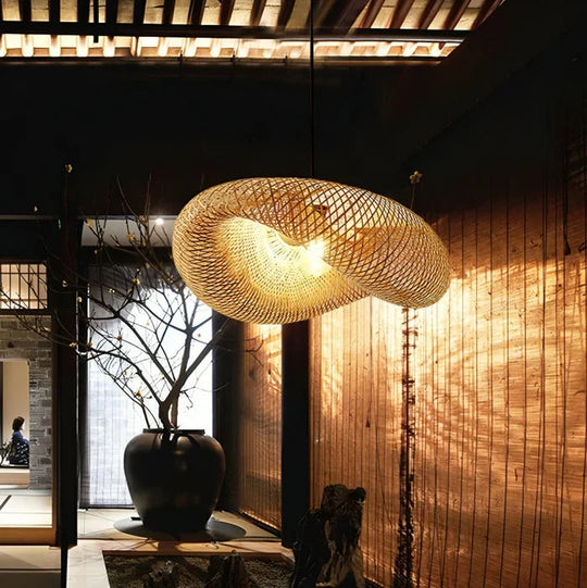 Trendy Pendel i Rattan Design 5