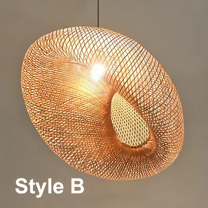 Trendy Pendel i Rattan Design 6