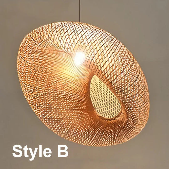 Trendy Pendel i Rattan Design 6
