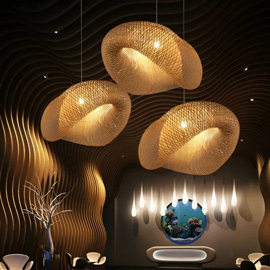 Trendy Pendel i Rattan Design 7