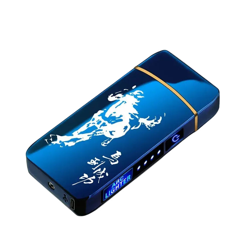 USB Genopladelig Plasma Lighter Vindafvisende 0