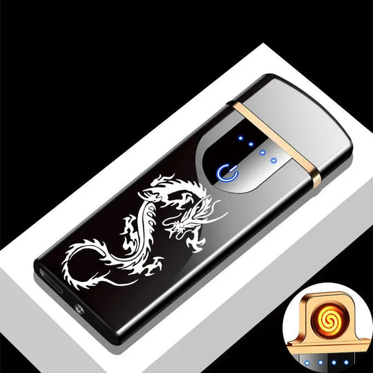 USB Genopladelig Plasma Lighter Vindafvisende 13