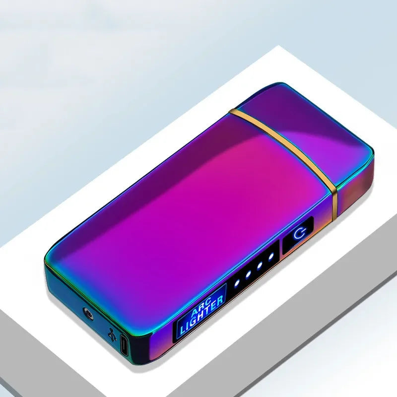 USB Genopladelig Plasma Lighter Vindafvisende 16