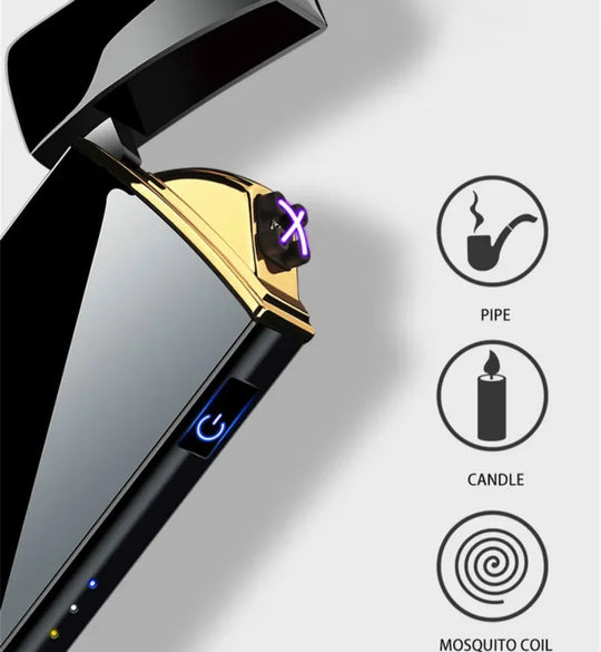 USB Genopladelig Plasma Lighter Vindafvisende 2