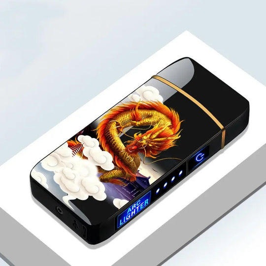 USB Genopladelig Plasma Lighter Vindafvisende 22