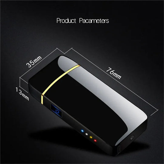 USB Genopladelig Plasma Lighter Vindafvisende 5