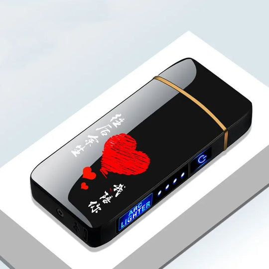 USB Genopladelig Plasma Lighter Vindafvisende 8