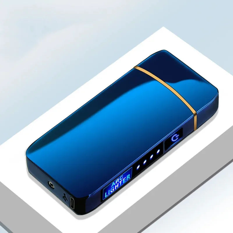 USB Genopladelig Plasma Lighter Vindafvisende 9