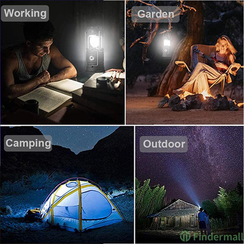Udendørs LED Lys Ventilator til Camping 3