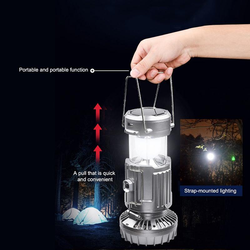 Udendørs LED Lys Ventilator til Camping 5