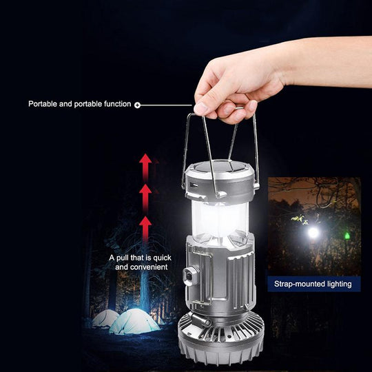 Udendørs LED Lys Ventilator til Camping 5