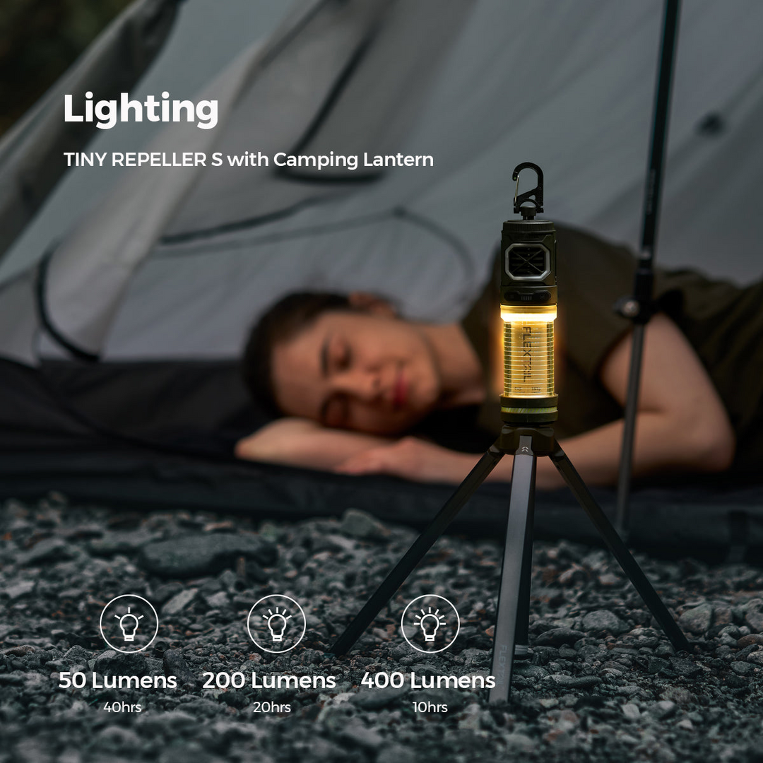 Udendørs Myggebeskyttelse Lampe 2-i-1 Kompakt Bærbar 5