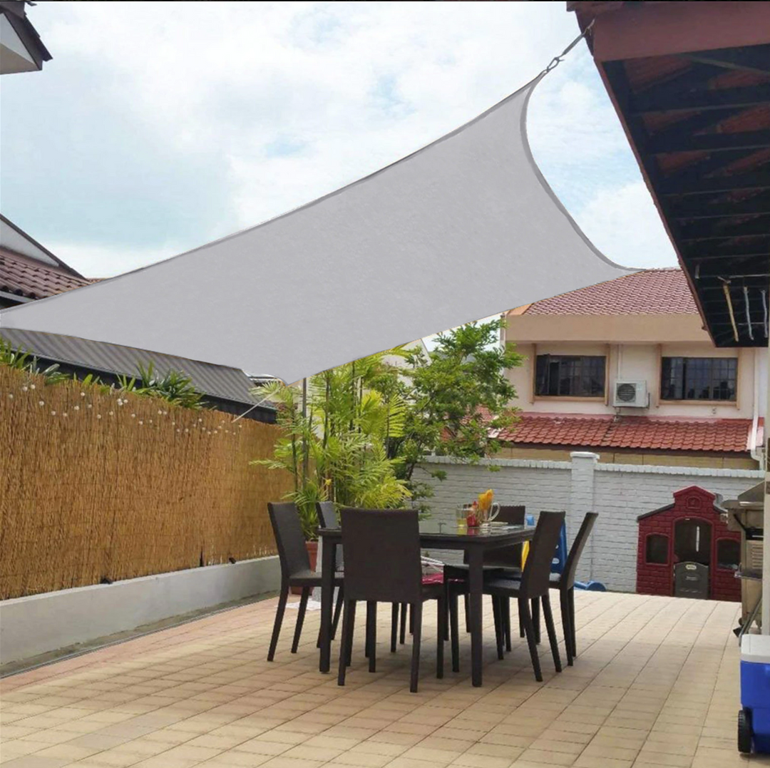 Udendørs Skyggesejl til Have og Terrasse - Solbeskyttelse og Vandafvisende Design 3
