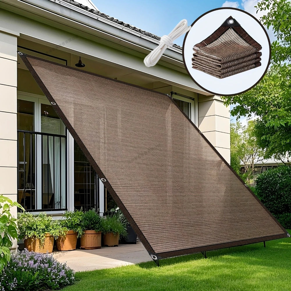 Udendørs Solafskærmningsstof Mesh Design til Have og Pergola 0