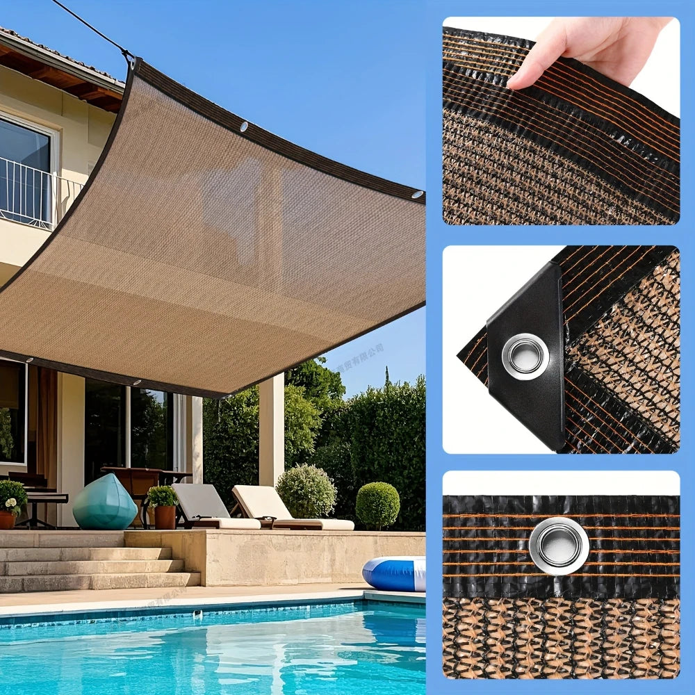 Udendørs Solafskærmningsstof Mesh Design til Have og Pergola 1
