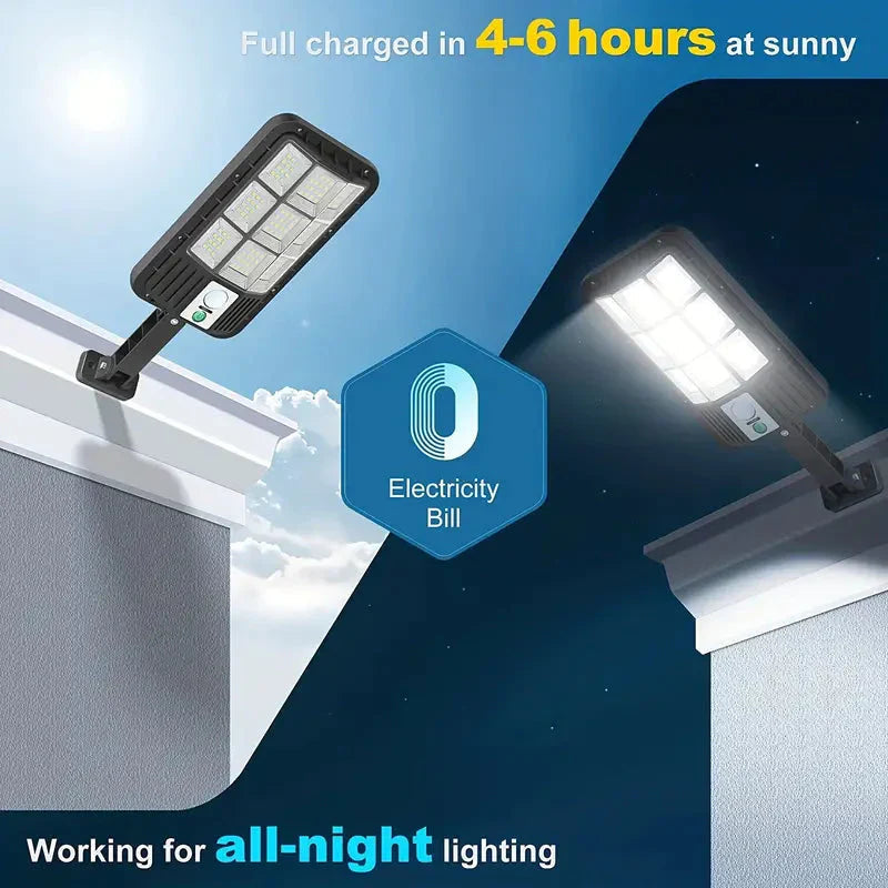 Udendørs Solar Flomlys med Bevægelsessensor 2