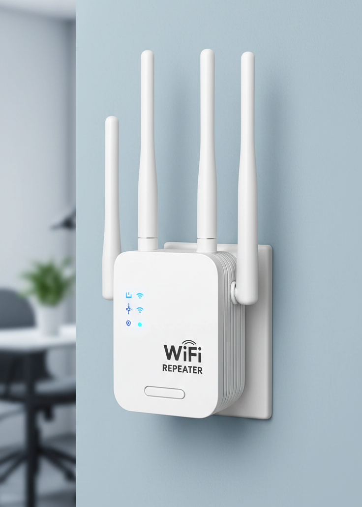 Udendørs WiFi Booster Lang Rækkevidde Dual-Band Forbedret Dækning 1